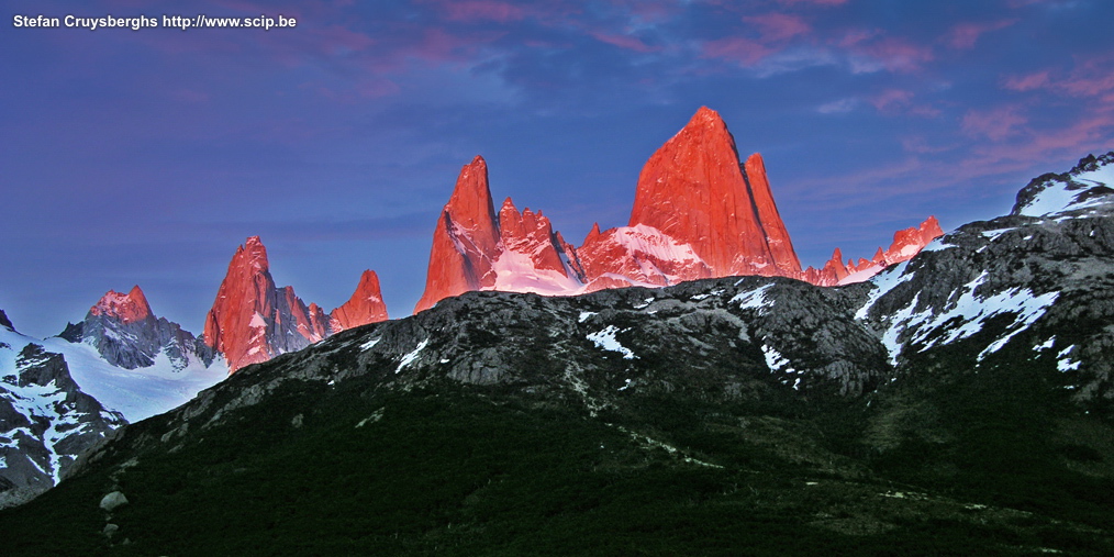 FitzRoy - Zonsopgang Spectaculaire zonsopgang aan FitzRoy. Stefan Cruysberghs